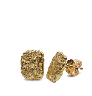 Nugget Gold Earring