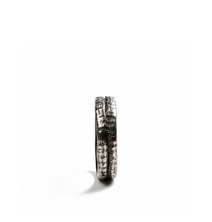 Old Tire Silver Ring